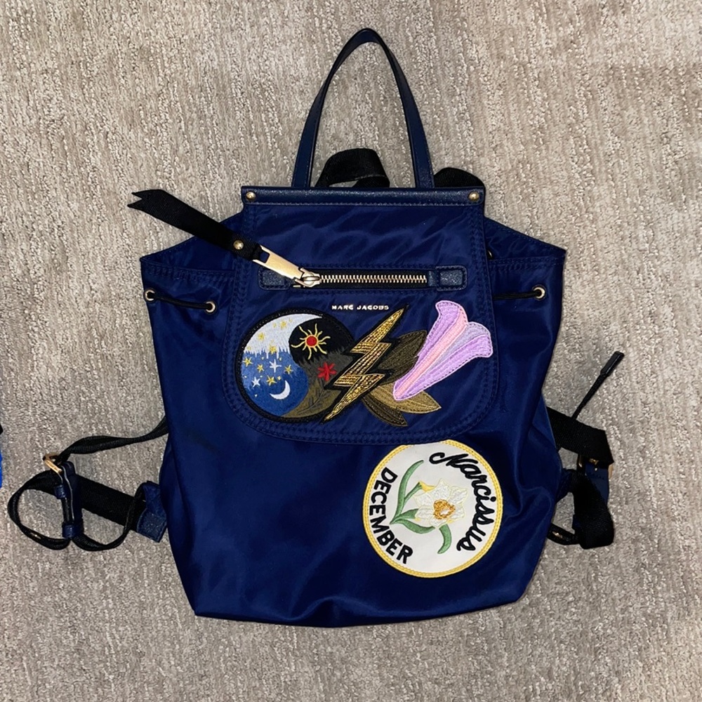 Marc Jacobs patched backpack